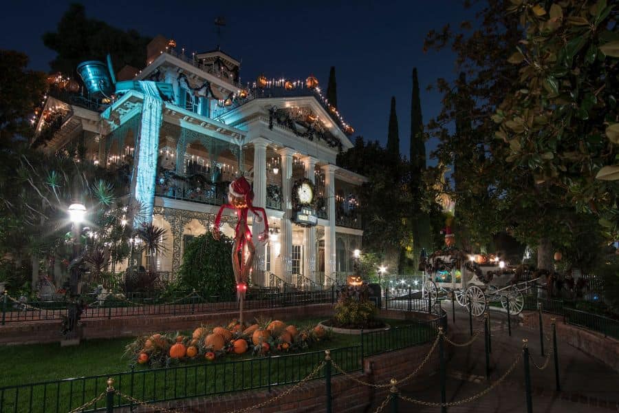 Disneyland Haunted Mansion for Halloween