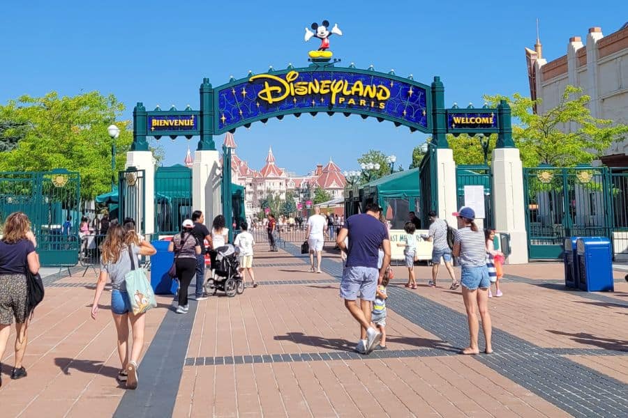 Entrance to Disneyland Paris