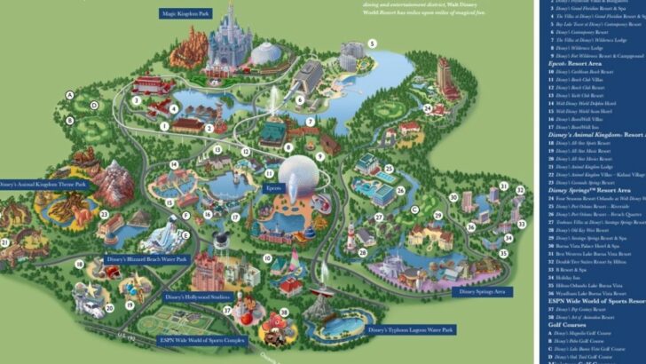Disney World Map 2024
