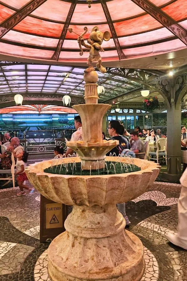Disney Fantasy Enchanted Garden Fountain