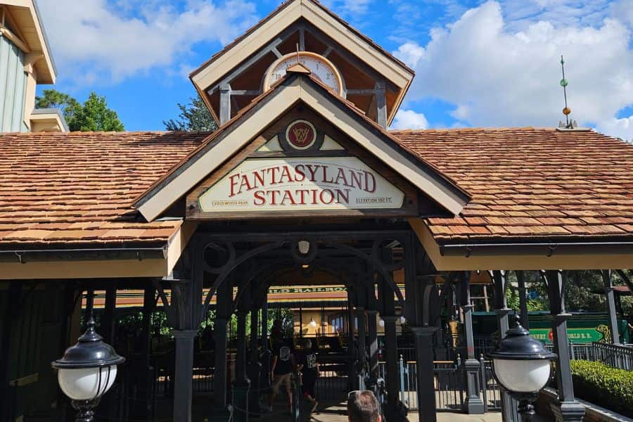 Fantasyland Railroad Station