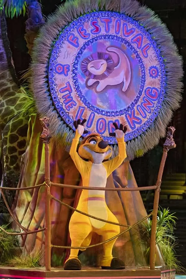 Timon in Festival of the Lion King