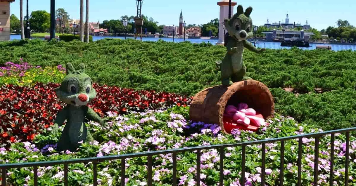 Disney Topiaries Chip & Dale