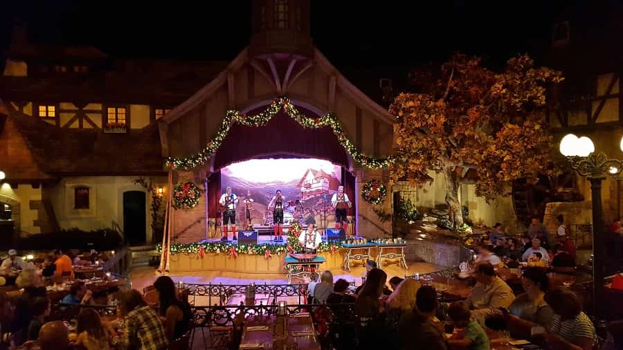 Biergarten German Buffet at Epcot Germany Pavilion