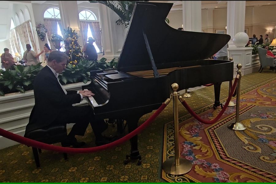 Pianist at Grand Floridian