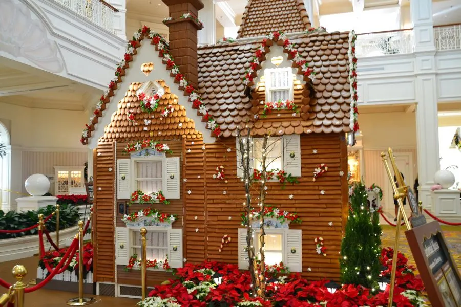Grand Floridian Gingerbread House Display