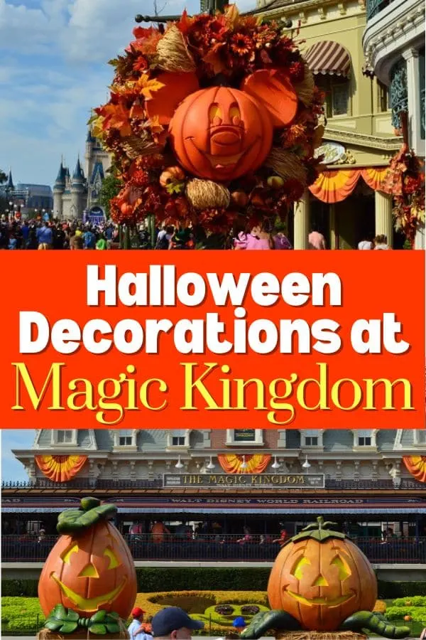 Halloween Decorations at Magic Kingdom