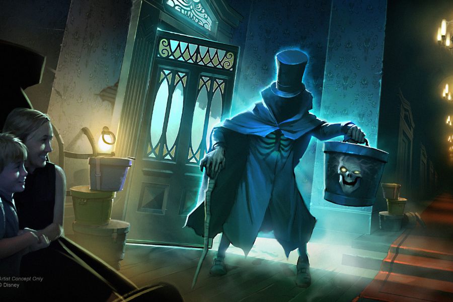 Hatbox Ghost in Haunted Mansion
