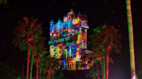Tower of Terror at Christmas