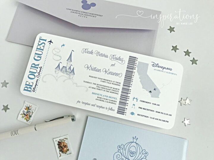 Image for Disney Boarding Pass Invitations