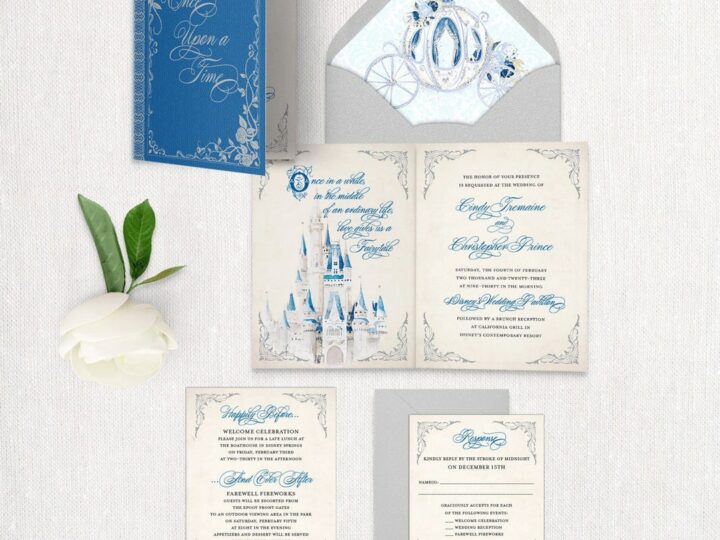 Image for Once Upon a Time Cinderella Wedding Invitation
