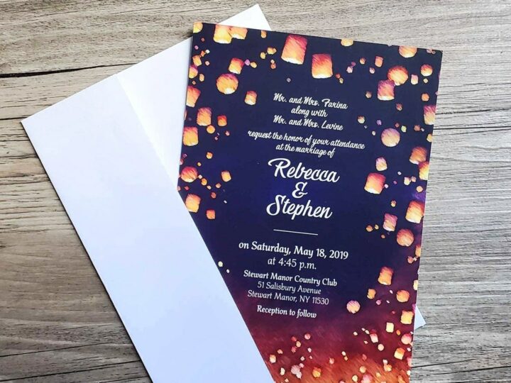 Image for Disney Tangled Wedding Invitations 