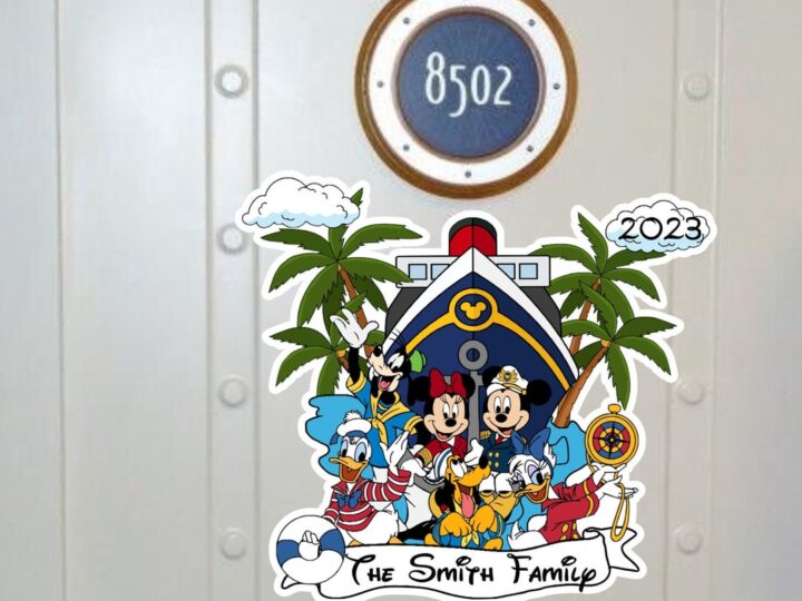 Image for Sail Away With Mickey and Friends Cruise Door Magnets