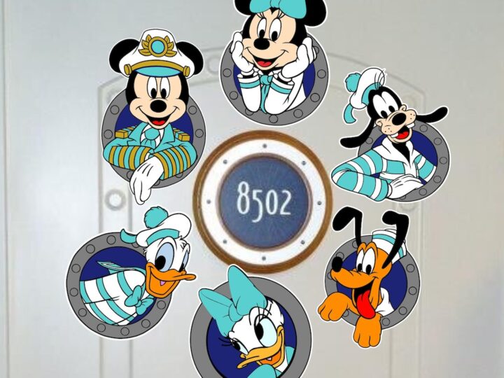 Image for 25th Silver Anniversary at Sea Porthole Friends Cruise Door Magnets