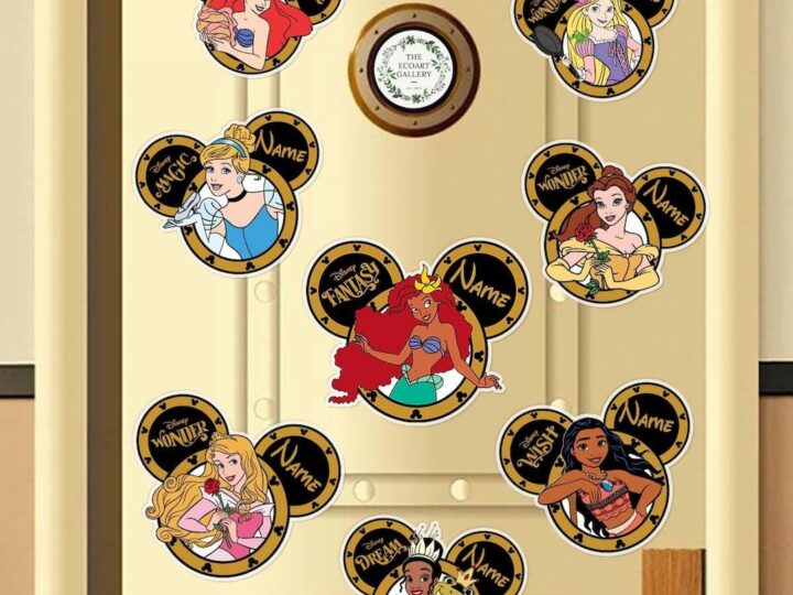 Image for Disney Princess Characters Magnets