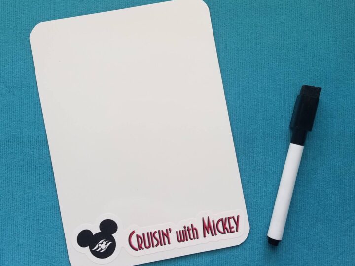 Image for Disney Cruise DCL Captain Mickey Memo Board White Board 