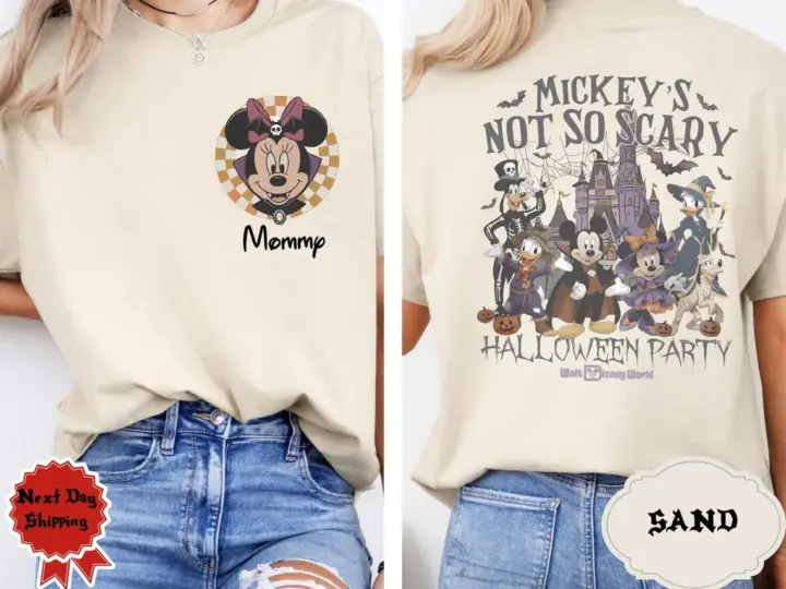 Image for Custom Mickey’s Not So Scary Halloween Party Shirt