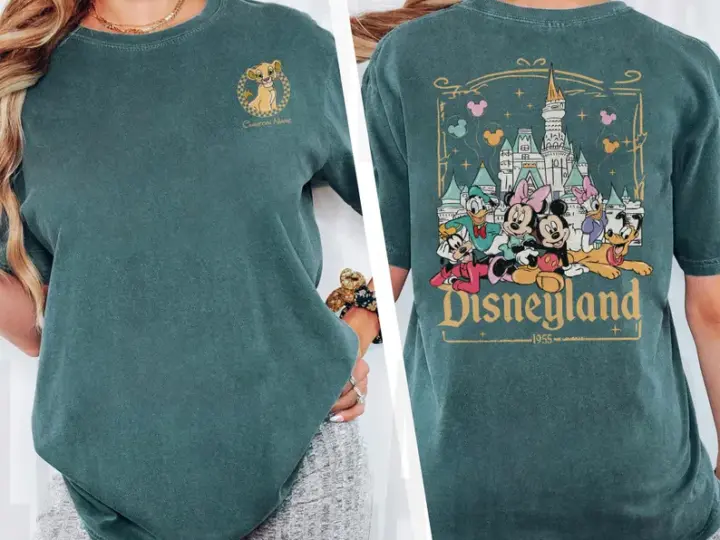 Image for Custom Name Disneyland Mickey And Friends Shirt