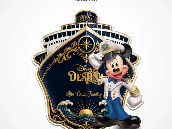 Image for Personalized Disney Cruise with Mickey Mouse Door Magnet