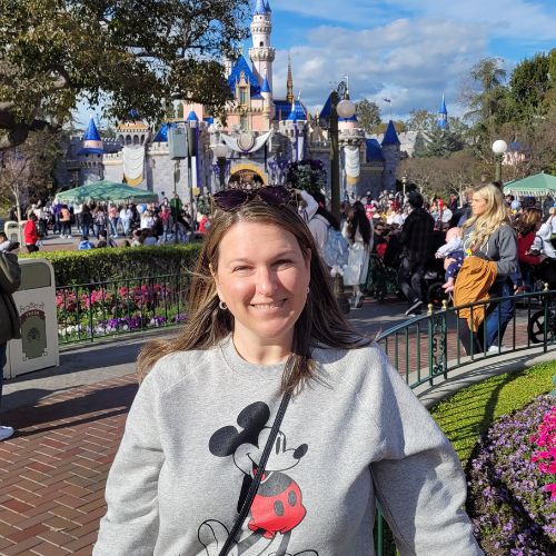 Kristi at Disneyland
