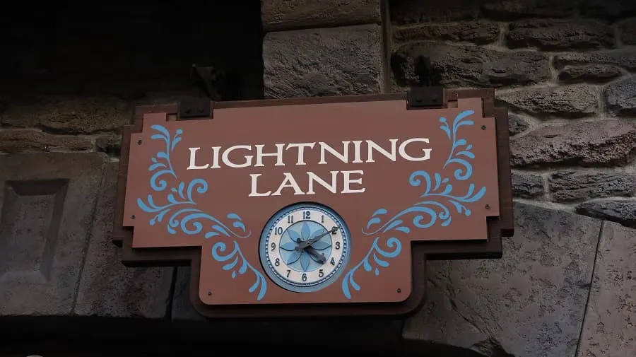 Lightning Lane Entrance Frozen