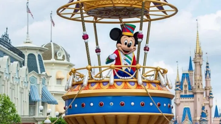 Mickey Mouse at Festival of Fantasy Parade
