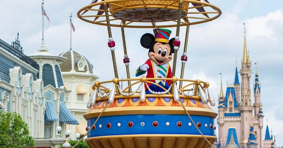 Mickey Mouse at Festival of Fantasy Parade