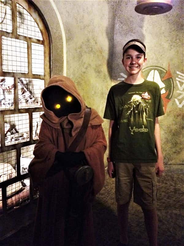 Meeting Jawas at Hollywood Studios