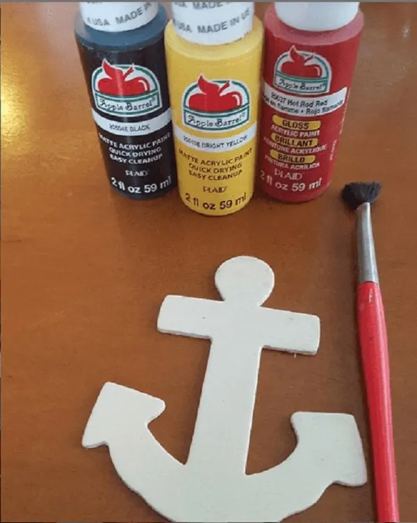 Paint Colors for Mickey Mouse Anchor Craft