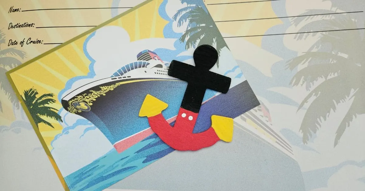 Mickey Mouse Anchor Magnet