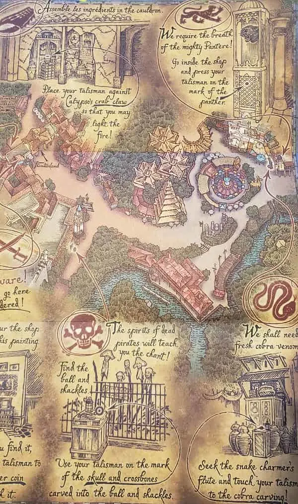 Pirate's Adventure Map