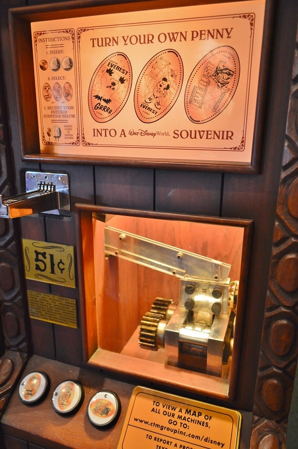 Disney Pressed Penny Display 