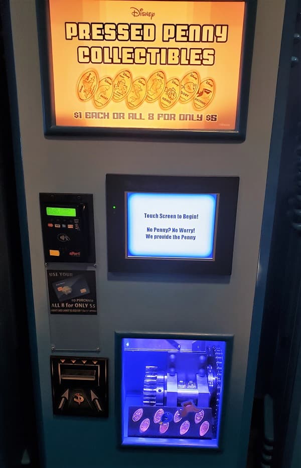 Pressed Penny Machine Finding Nemo