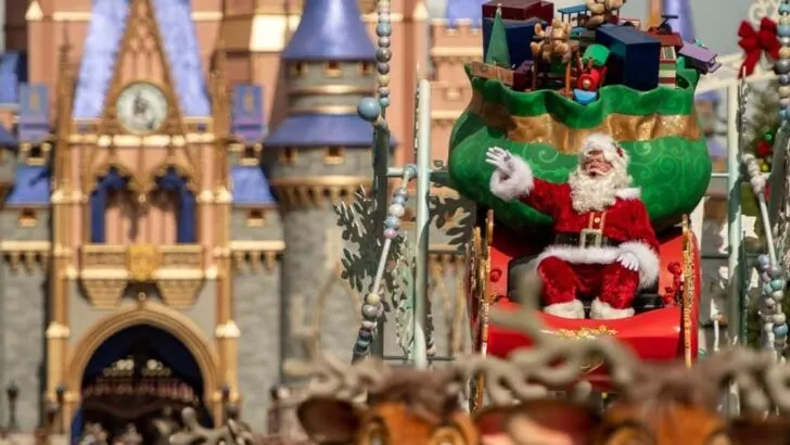 Santa in Disney World