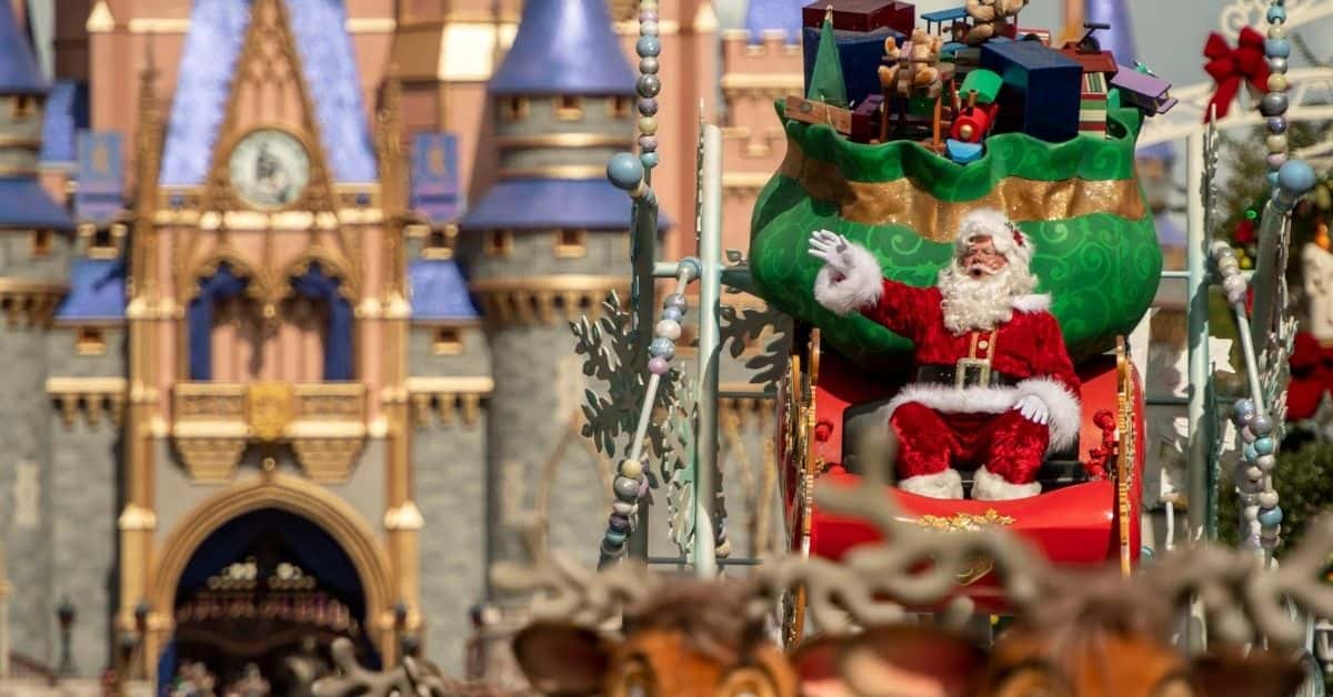 Santa in Disney World