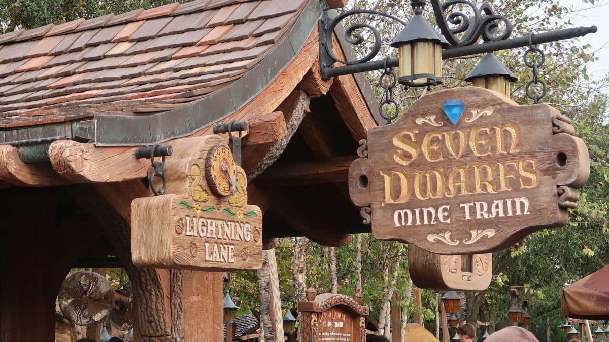 Seven Dwarfs Mine Train Entrance