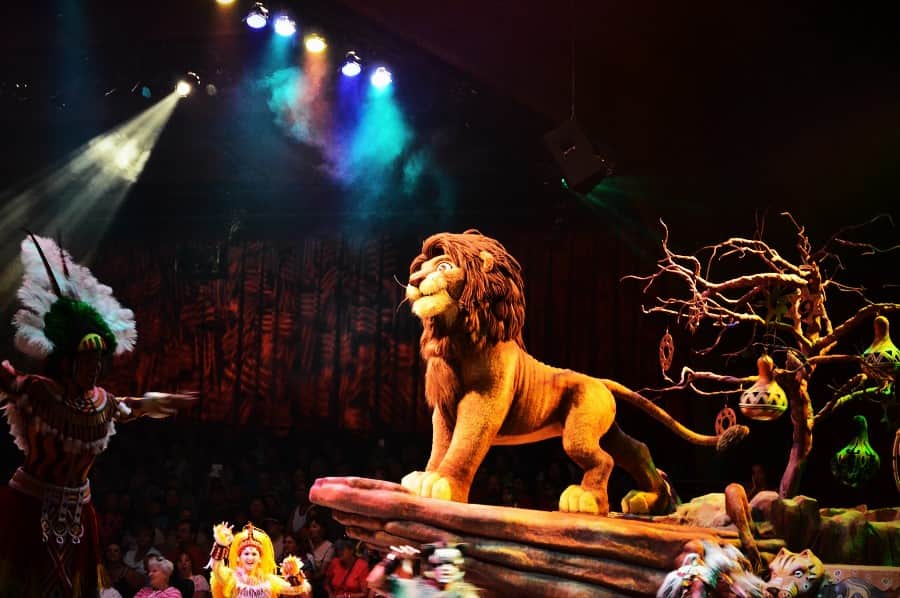 Simba in Lion King Show