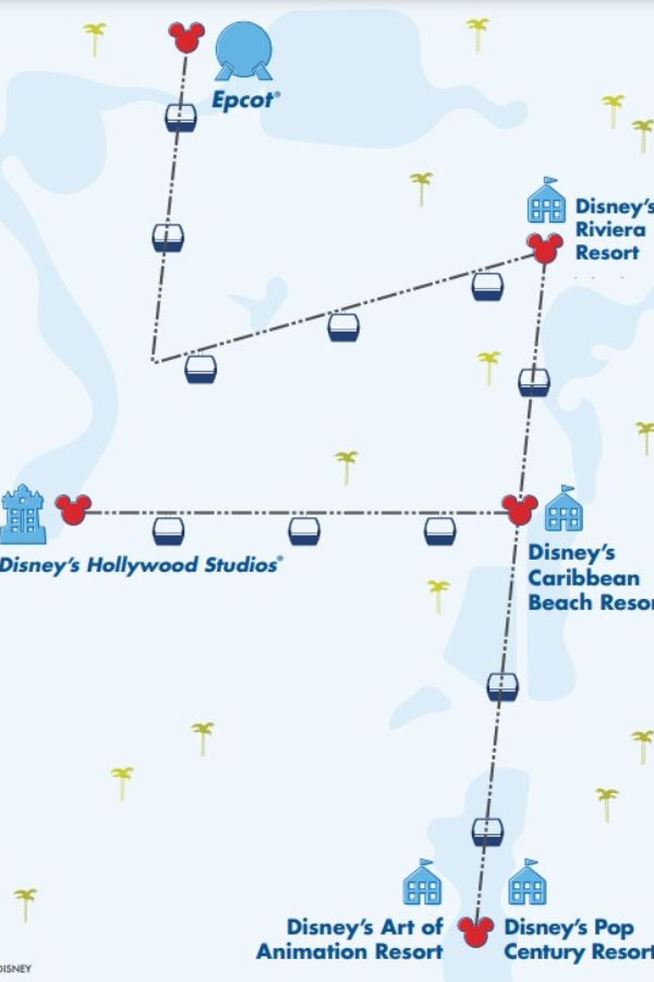 Disney Skyliner Map
