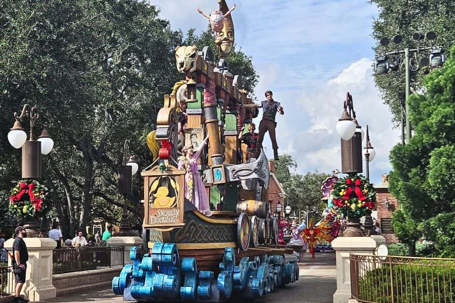 Tangled Float in Parade
