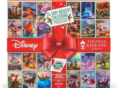 Image for Thomas Kinkade Disney 24 Day Advent Calendar - 24 Mini Puzzles