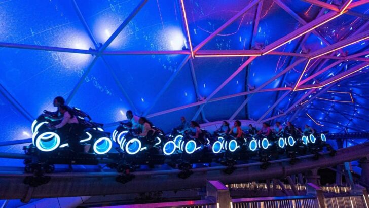 Tron Ride in Magic Kingdom