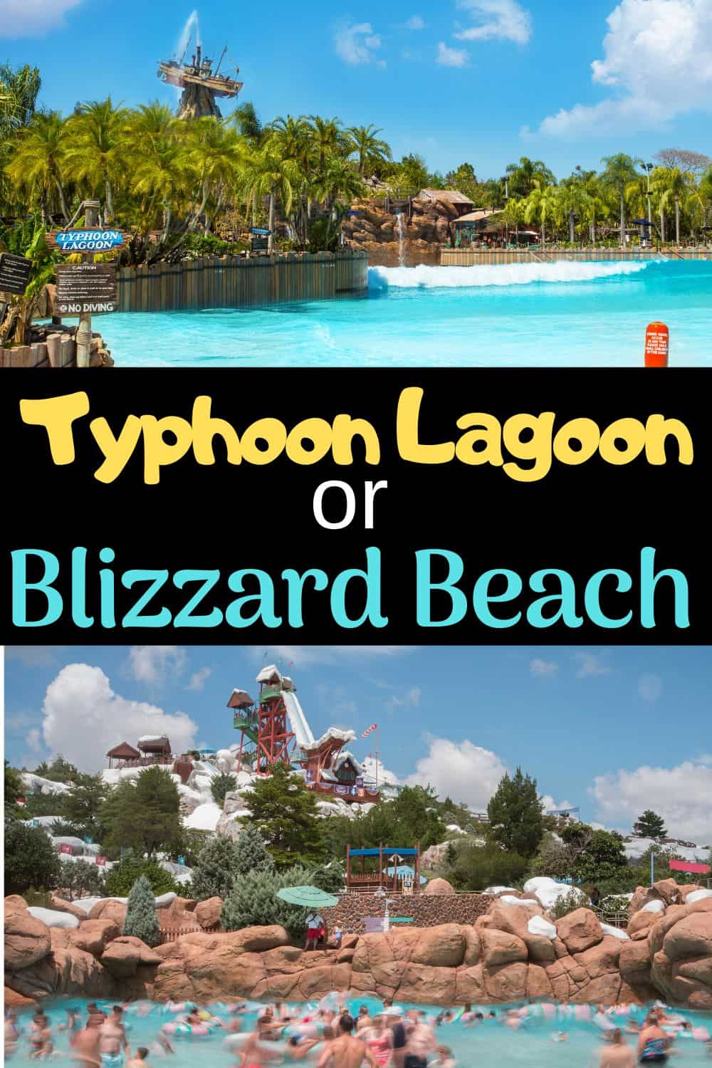 Disney World Water Parks: Typhoon Lagoon or Blizzard Beach?